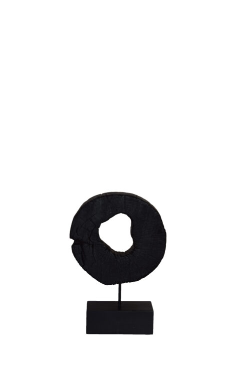Ornament Charred Mango Wood Low